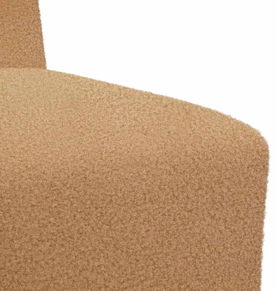 Sofá Chiar 3 pcs Bege 55 x 74 x 82 cm Tecido de veludo côtelé