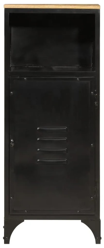 Armário p/ casa de banho 40x27x90 cm ferro e mangueira maciça