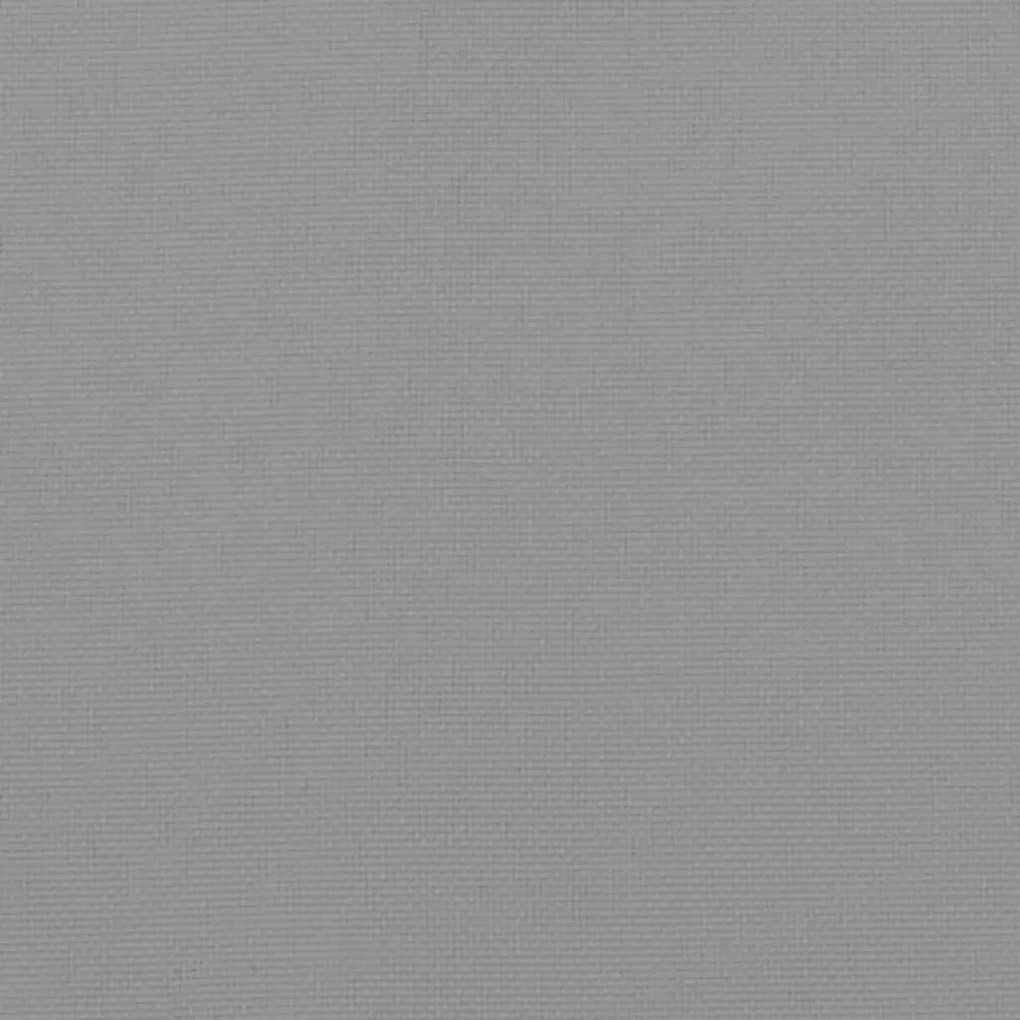 Almofadão p/ banco de jardim 100x50x7cm tecido oxford cinzento