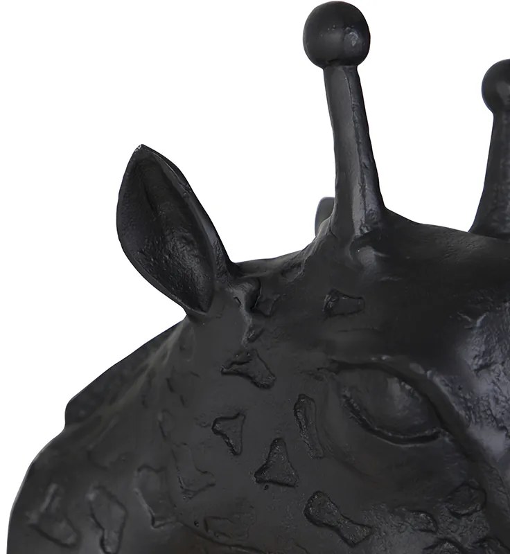 Candeeiro de parede vintage preto - Animal Girafa Rústico