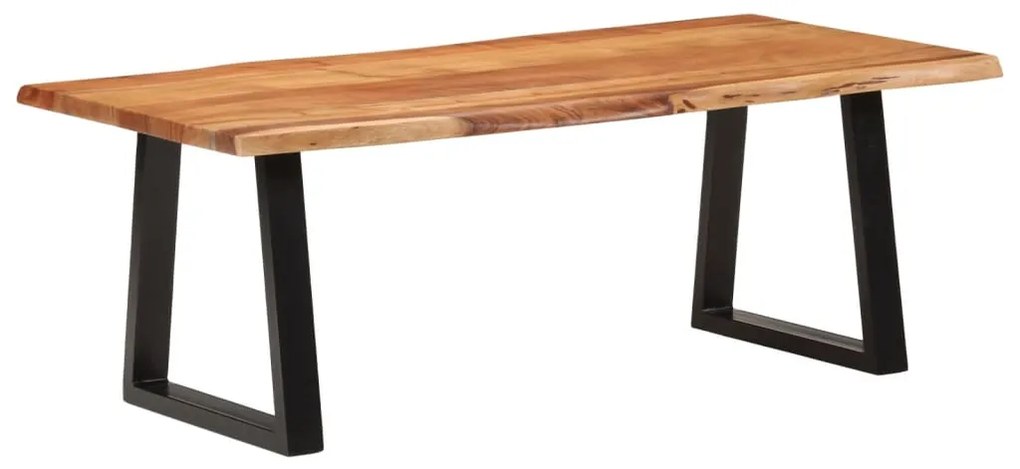 Mesa de centro 110x55x40 cm madeira de acácia maciça