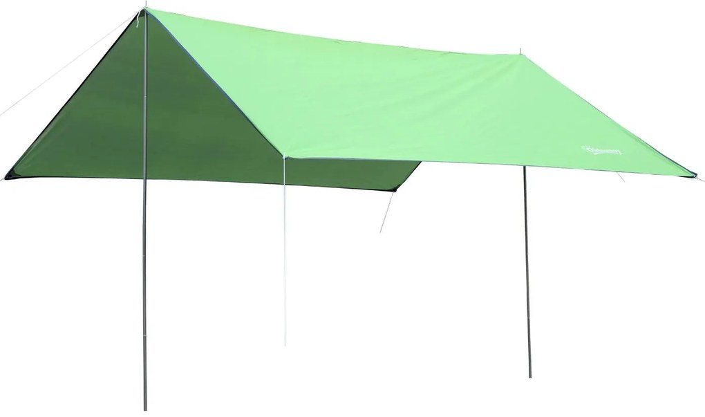 Outsunny Abrigo de Campismo Portátil Tenda de Campismo Impermeável com Proteção Solar 300x292 cm Verde | Aosom Portugal