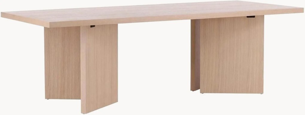 Mesa de jantar com aspeto de madeira Bassholmen, 240 x 100 cm