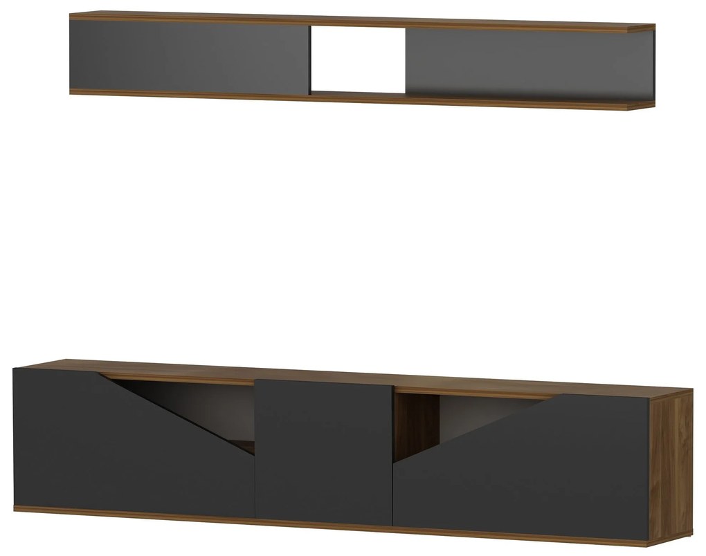 Unidade de TV Taç – Nogueira Preta – 180x40x31 cm