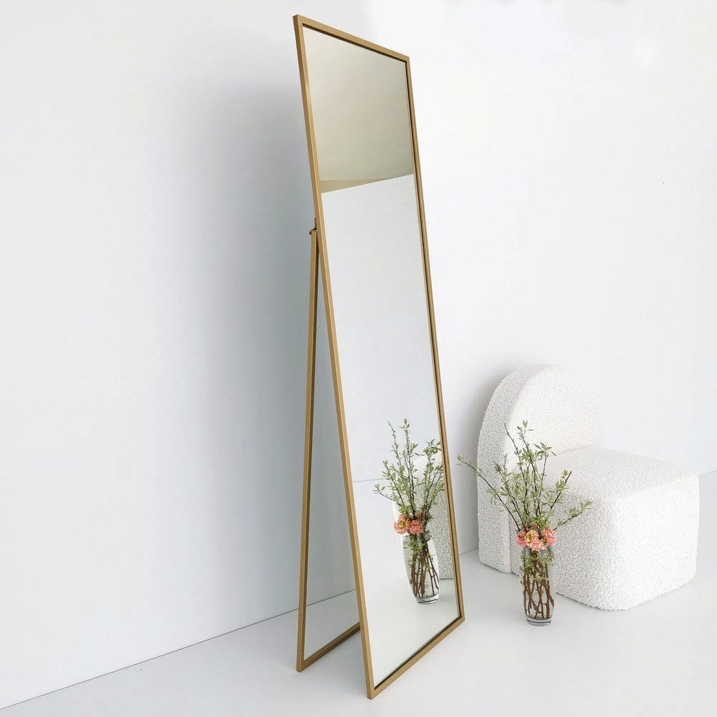Espelho Cheval Cool – Dourado – 50x170x60 cm
