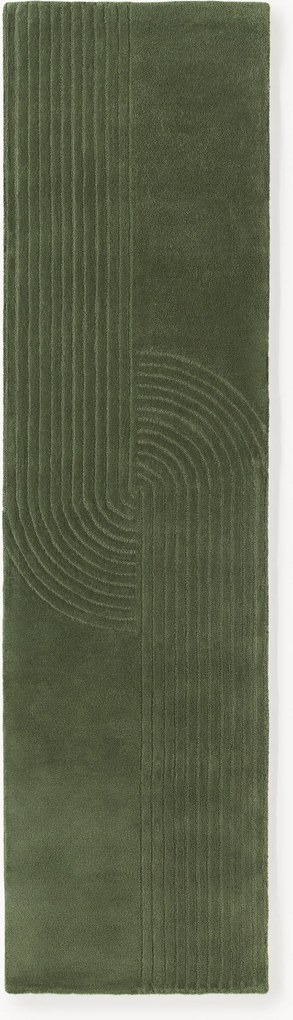 Passadeira em lã tecida à mão Mason