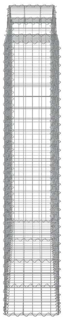 Cestos gabião arqueados 9pcs 200x50x200/220cm ferro galvanizado