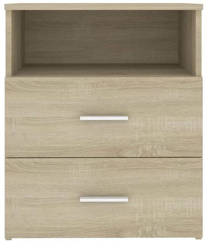 Mesa de cabeceira 50x32x60 cm cor carvalho sonoma