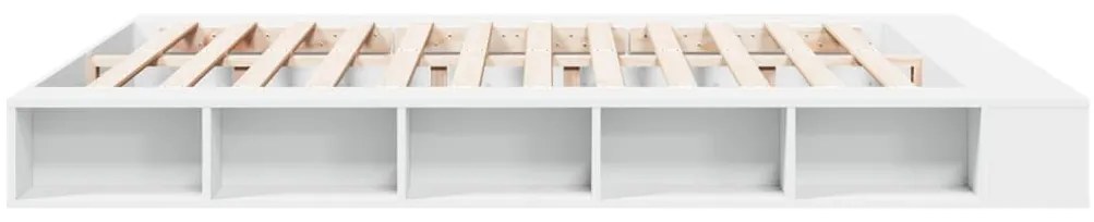 Estrutura de cama 200x200 cm derivados de madeira branco