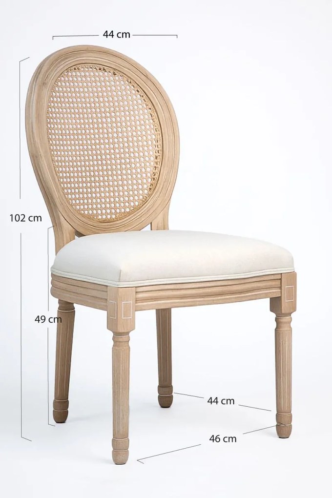Pack 4 Cadeiras Palace - Beige