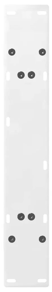 Pés para mesa de jantar em formato A, 2 peças, branco, 70x(72-73) cm,