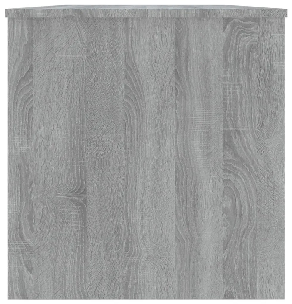 Mesa de centro 102x50x52,5 cm madeira processada sonoma cinza