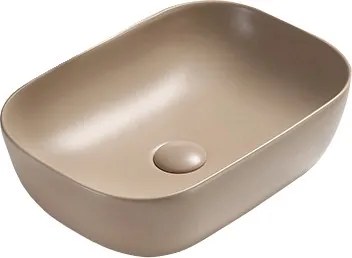 Mexen Rita lavatório de superfície 45 x 32 cm, cappuccino mate - 21084564