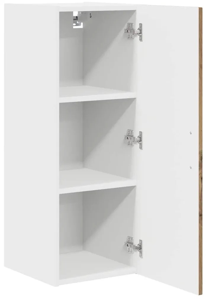 vidaXL Armário de Cozinha 2 pcs Carvalho Artesanal 30 x 31 x 80 cm