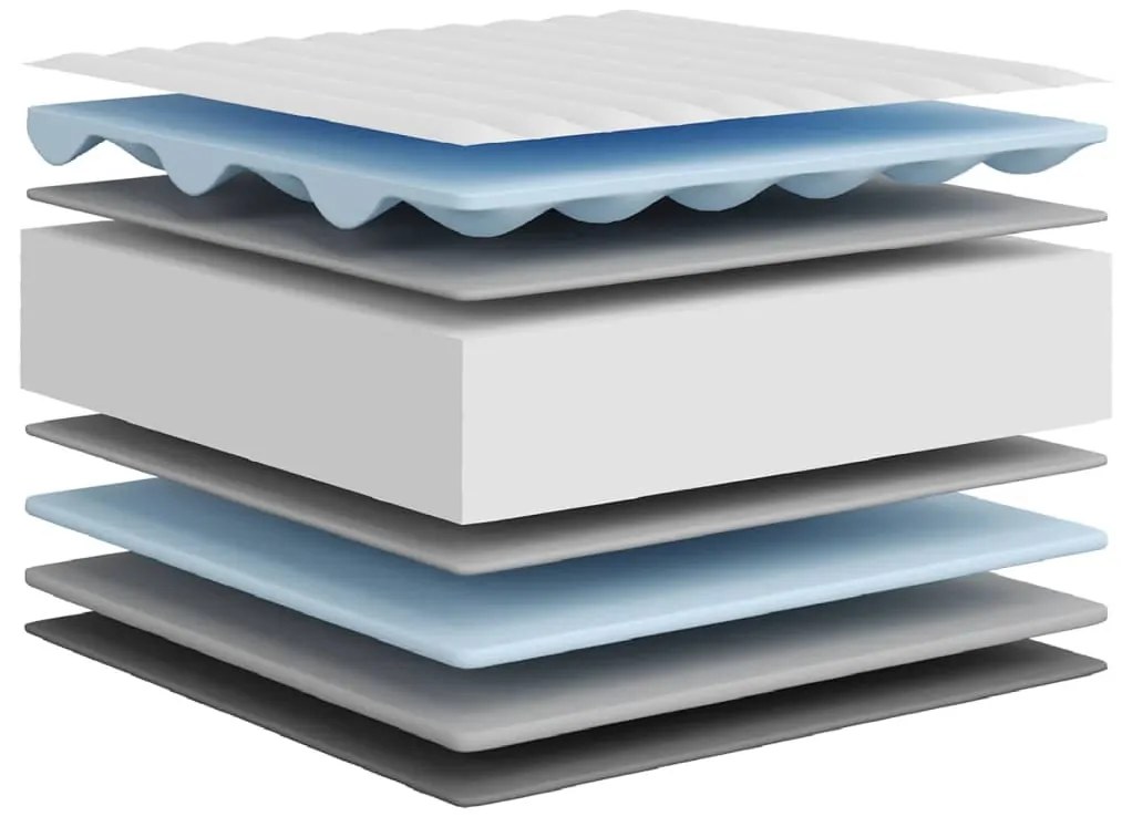 Colchão de espuma médio suave 100x200 cm