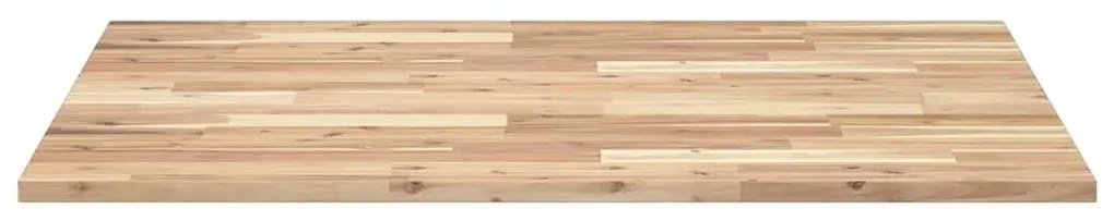 Tampo de mesa retangular 100x80x2 cm madeira de acácia maciça
