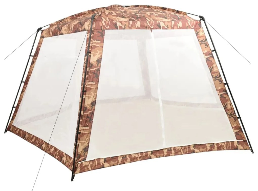 Tenda para piscina 660x580x250 cm tecido camuflagem