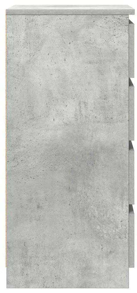 Aparador 37,5x35x76 cm derivados de madeira cinza cimento