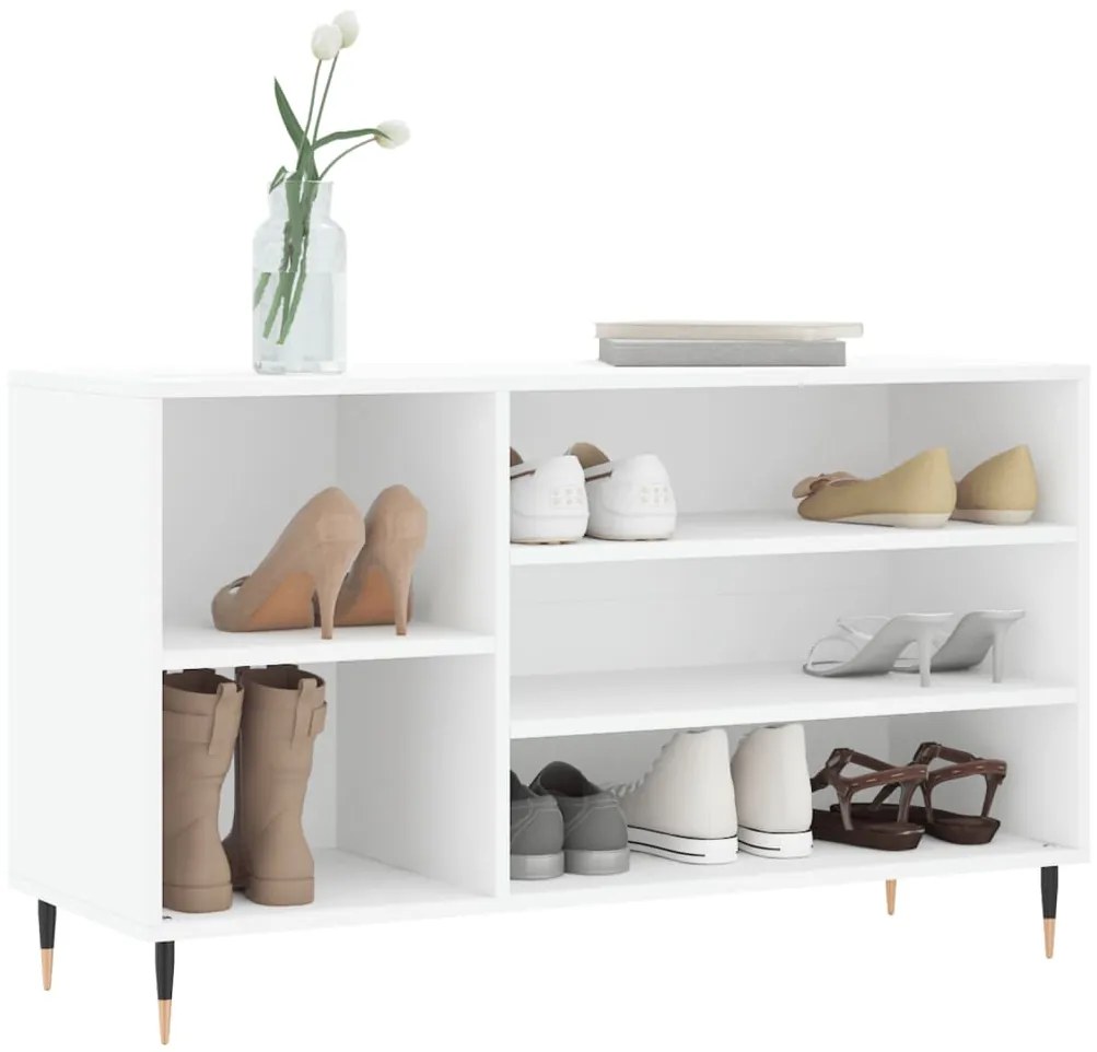 Sapateira 102x36x60 cm derivados de madeira branco