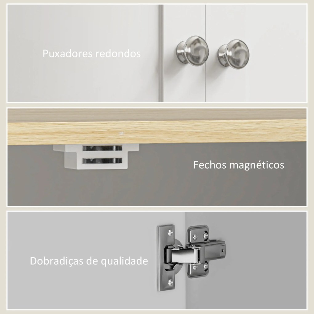 Armário Moderno – Modelo Trani – 60x30x183 – Armazenamento Vertical –