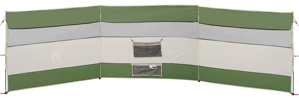 Corta-vento de campismo 508x130 cm impermeável verde