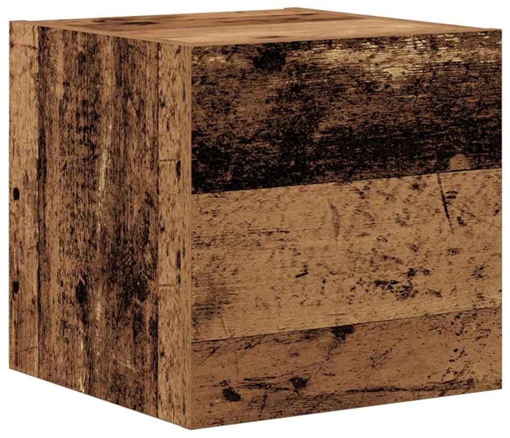 Conjunto de móvel de TV 8 pcs Madeira antiga 100 x 30 x 30 cm