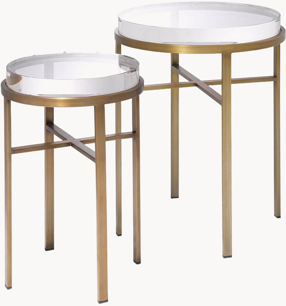 Mesas de apoio Hoxton, conjunto de 2