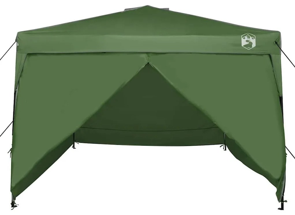 Tenda de Toldo Verde 300 x 300 x 227 / 236 / 245 cm Tecido Oxford