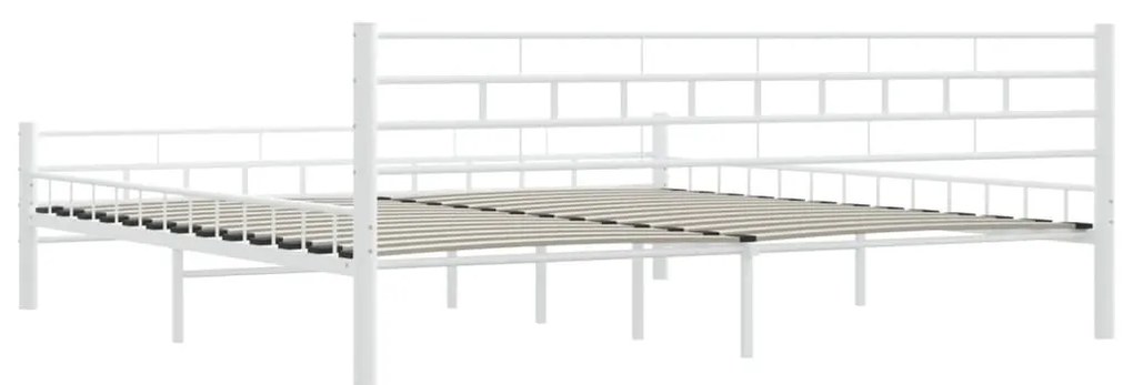 Estrutura de cama 180x200 cm metal branco