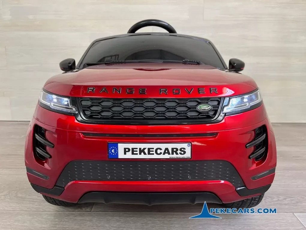 Carro elétrico para crianças Range Rover Evoque 12V 2.4G Vermelho Metalizado