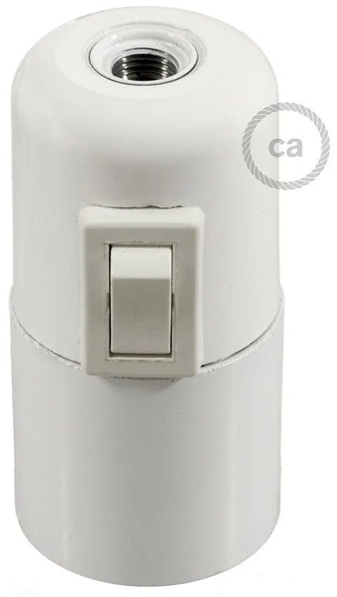 Kit de casquilho E27 em baquelite com interruptor
