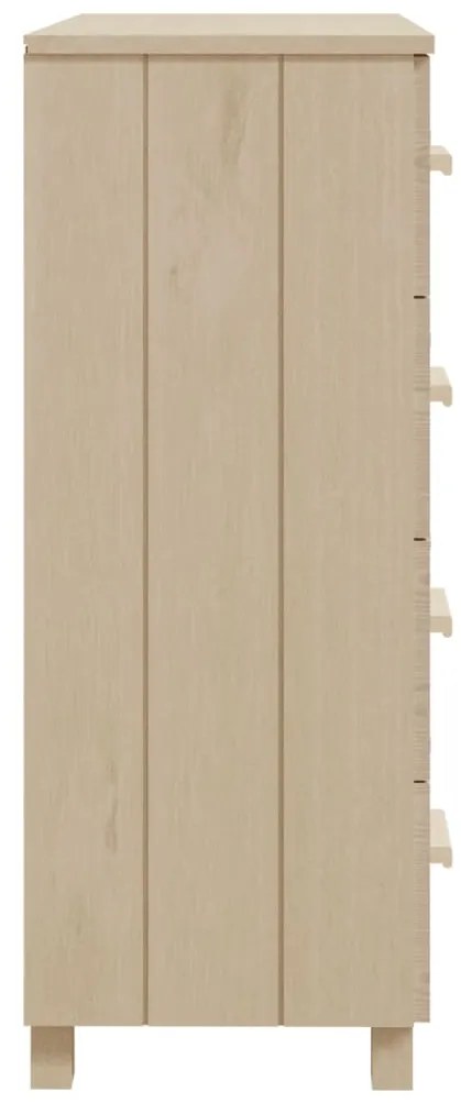 Aparador HAMAR 79x40x103,5 cm pinho maciço castanho-mel