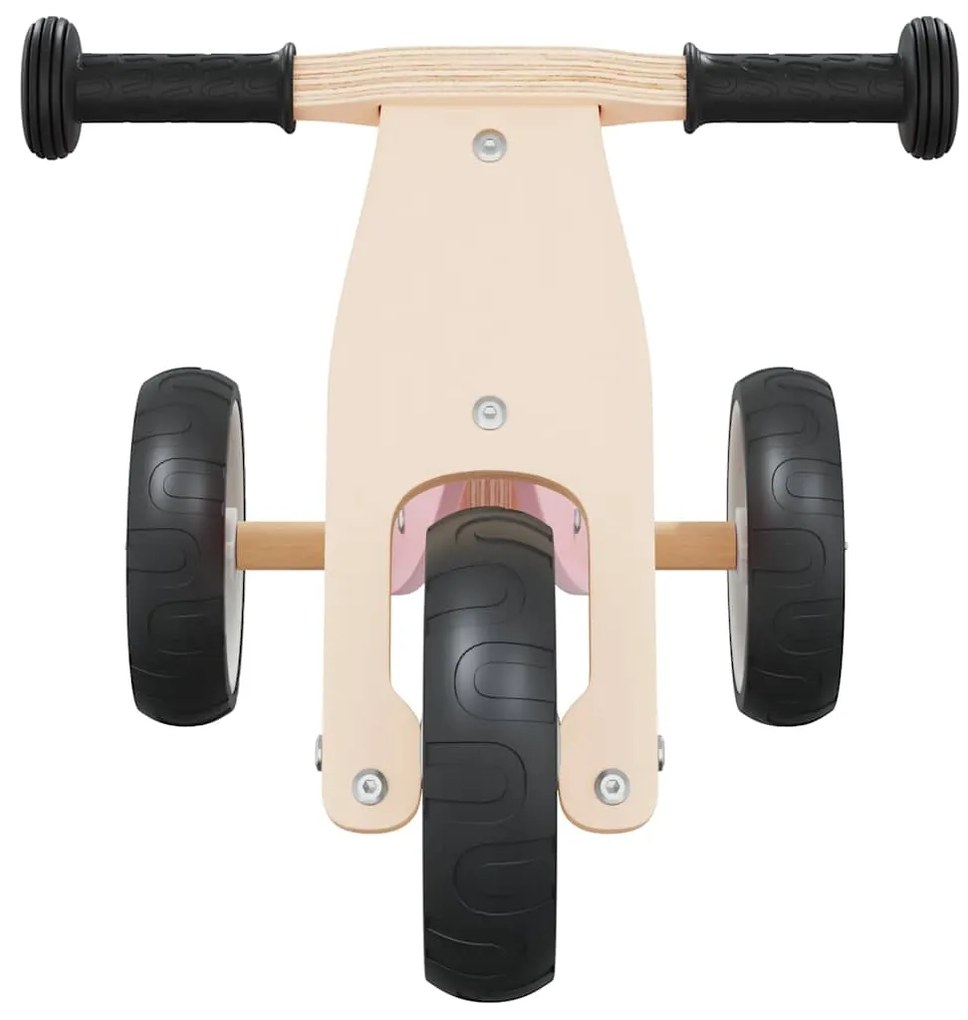 Bicicleta de equilíbrio p/ crianças 2 em 1 rosa
