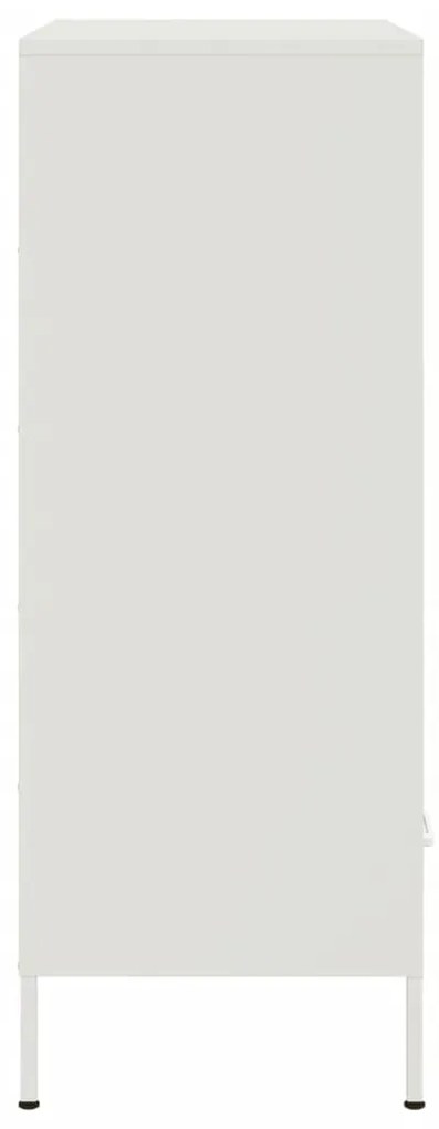 Móvel alto 68x39x101,5 cm aço branco