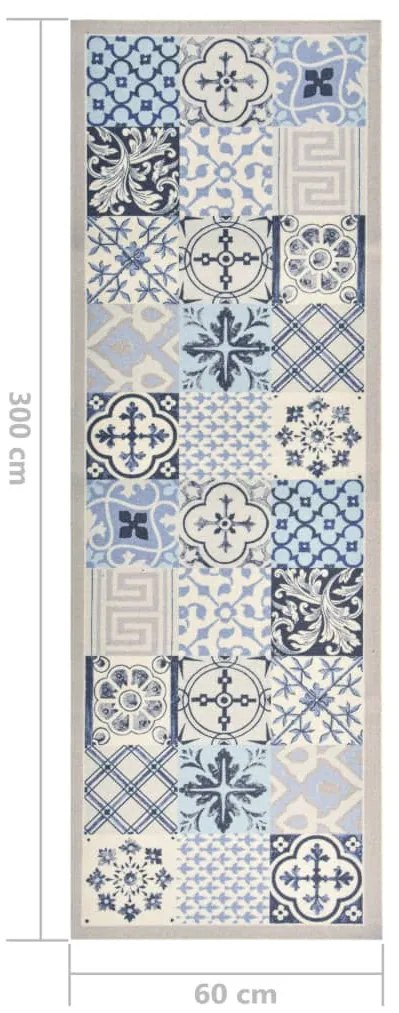 Tapete de cozinha lavável com design Mosaico 60x300 cm