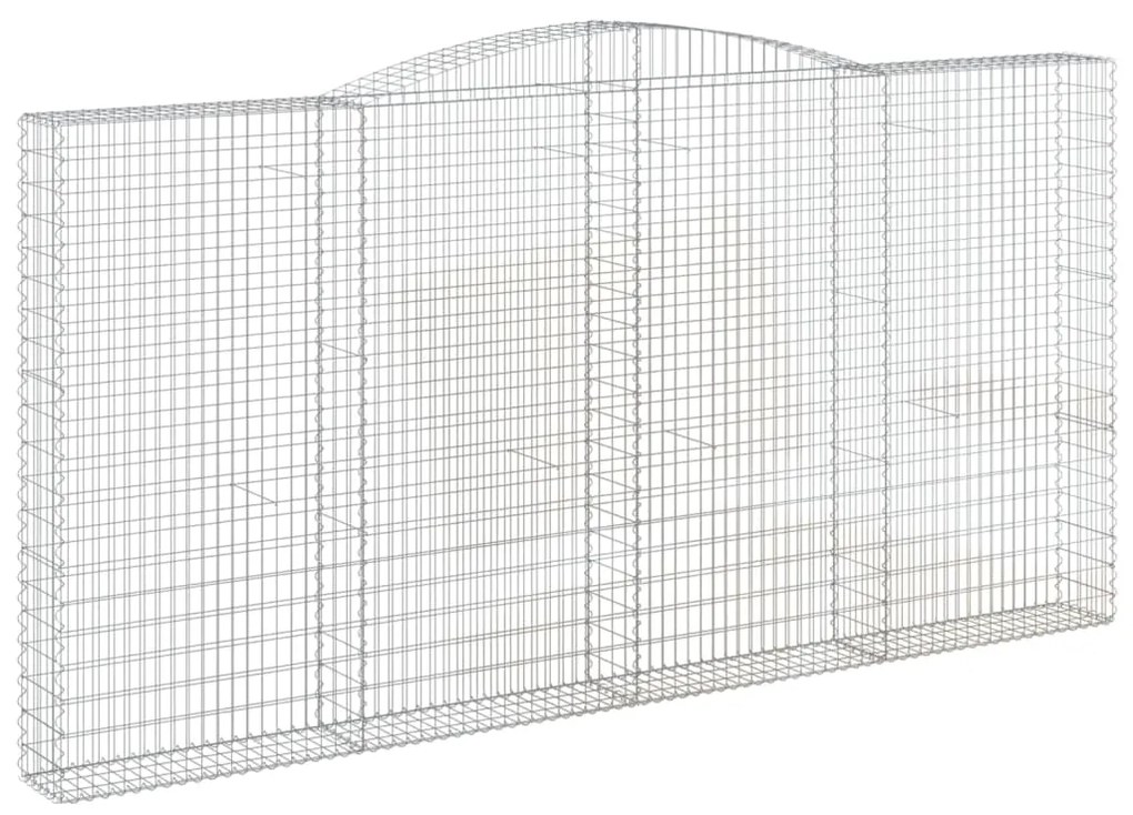 Cestos gabião arqueados 9pcs 400x30x200/220cm ferro galvanizado