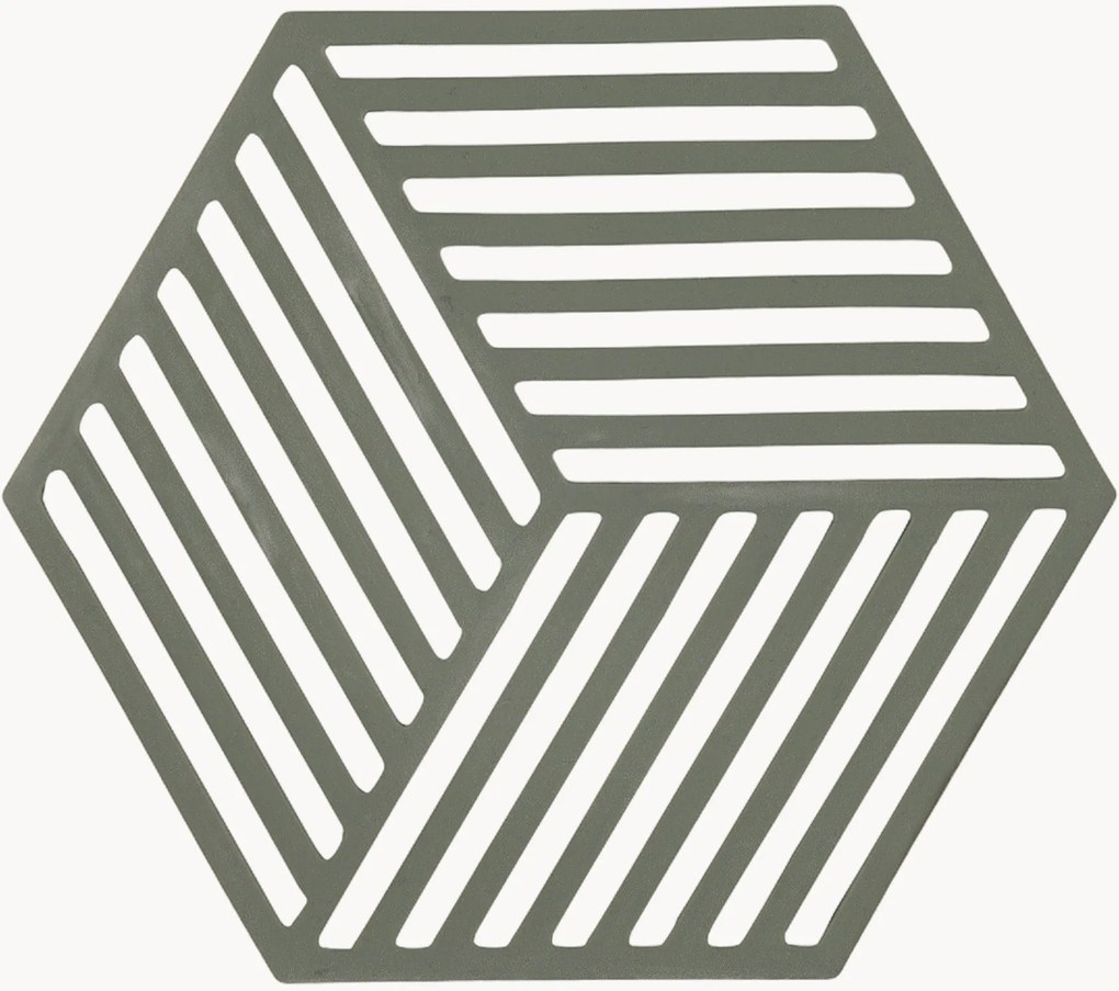 Bases para copos em silicone Hexagon, conjunto de 6