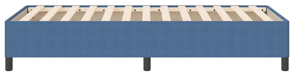 Estrutura de Cama vidaXL Azul 90x190 cm em Tecido Corduroy