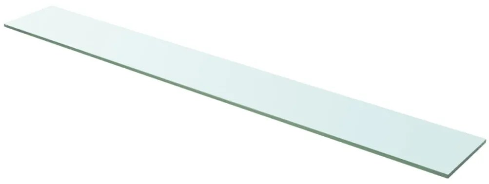Prateleiras 2 pcs 110x15 cm vidro transparente
