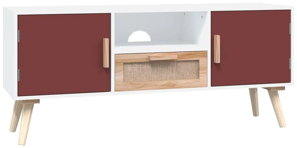 Móvel de TV Dreams em Vime - Branco - Design Cannage