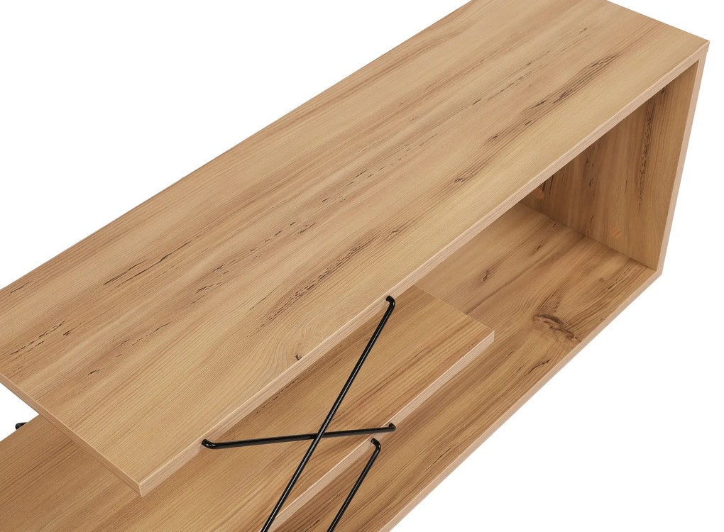 Móvel TV Zigzag – Carvalho – 120 cm x 40 cm x 30 cm