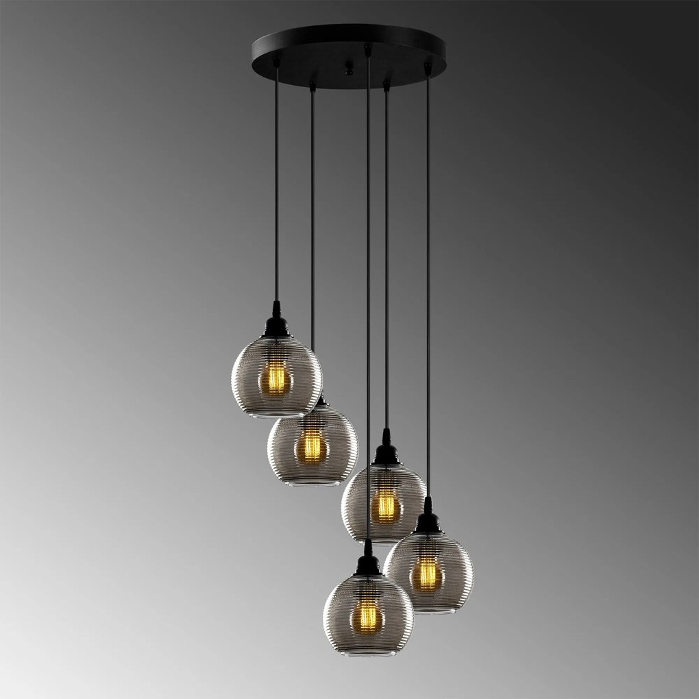 Chandelier Smoked – Fume – 50 x 50 cm