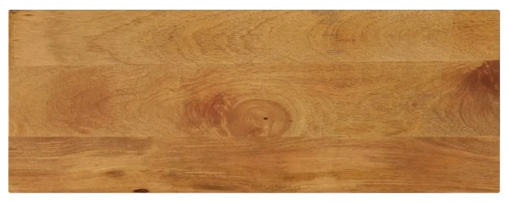 vidaXL Tampo de mesa retangular 80x40x3,8 cm mangueira maciça