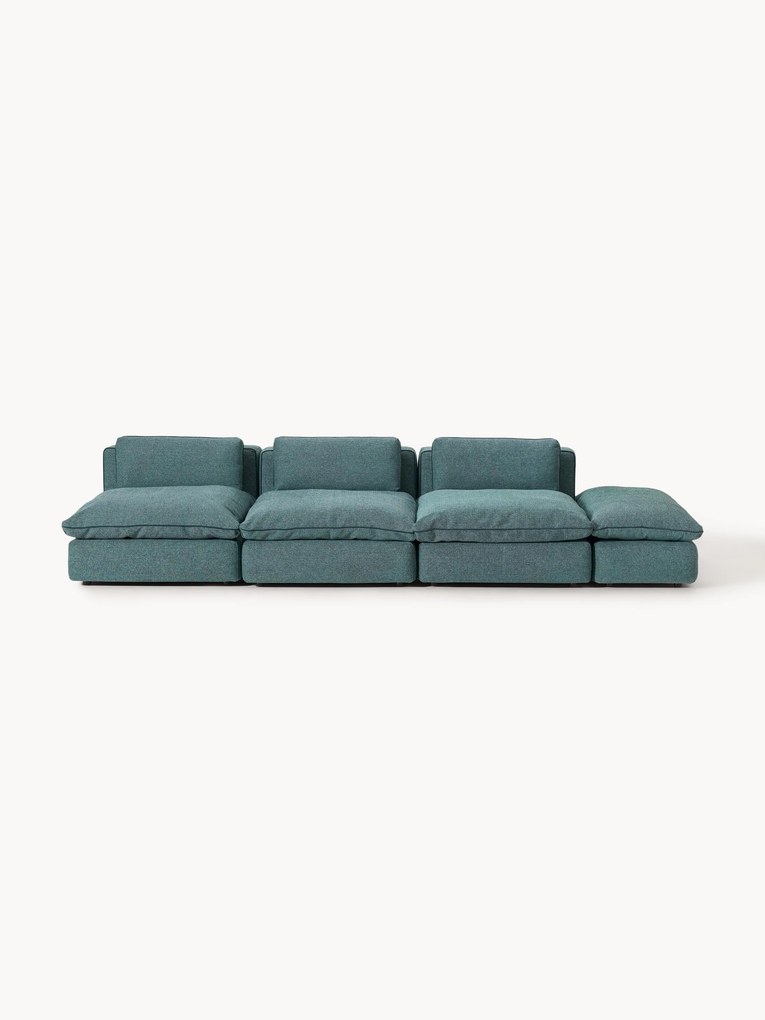 Sofá modular XL com pufe Felix