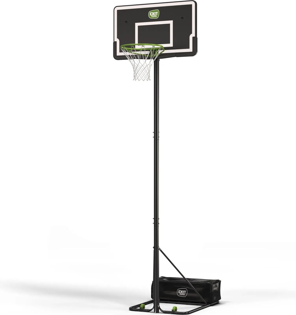 Cesto de basquetebol NovaStar com altura ajustável em 10 alturas preto