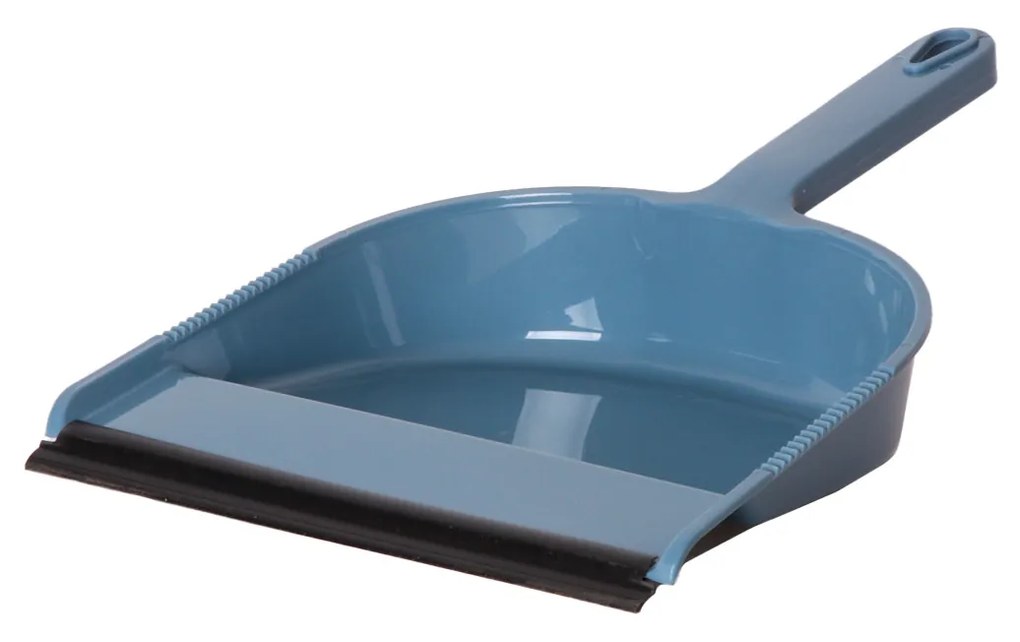 Apanhador Plástico com Borracha Azul 22cm