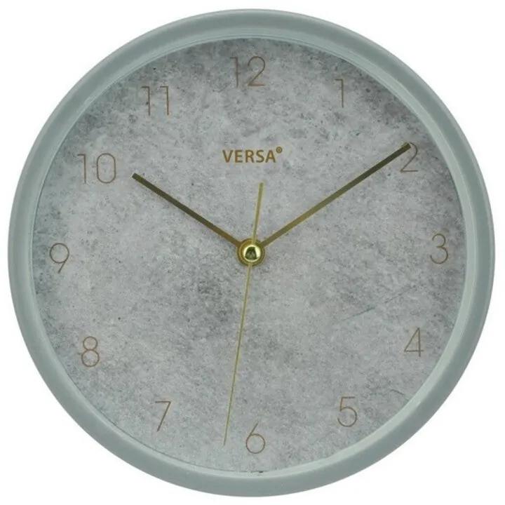 Relógio-Despertador Versa Cinzento Plástico (4,5 x 16,2 cm)