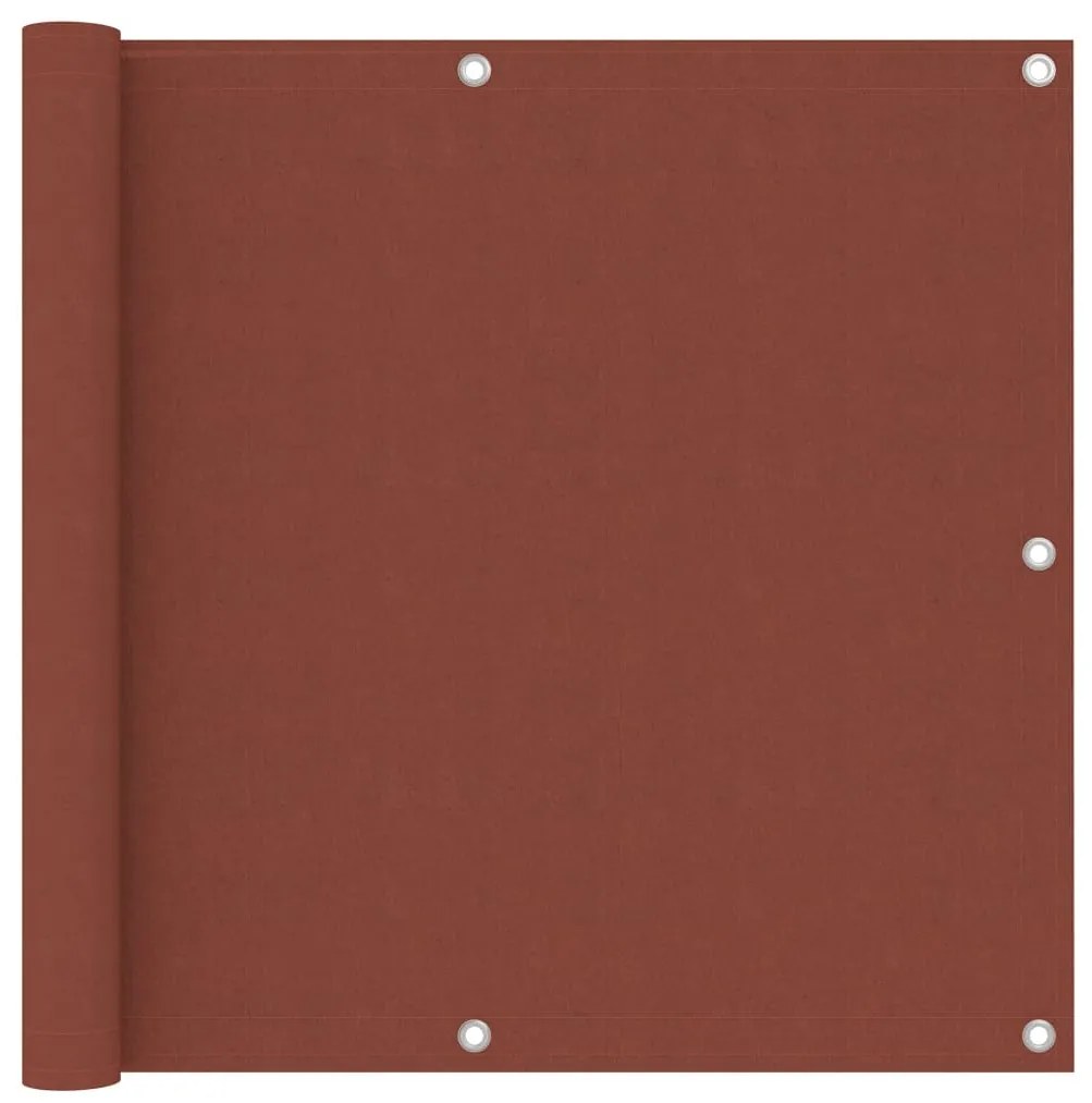 Tela de varanda 90x500 cm tecido Oxford terracota