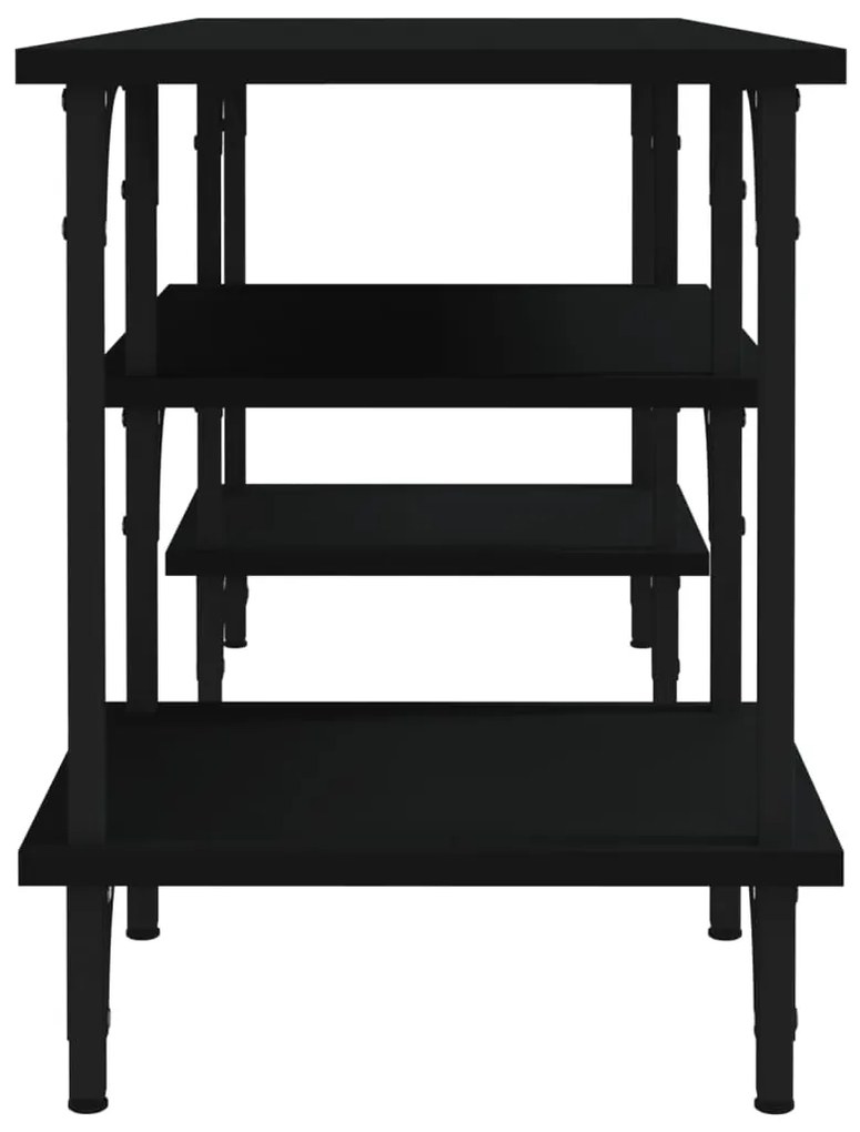 Móvel para TV 102x35x45 cm derivados de madeira preto