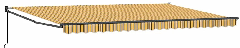 Toldo Retrátil Manual Multicor 500x300 cm Tecido